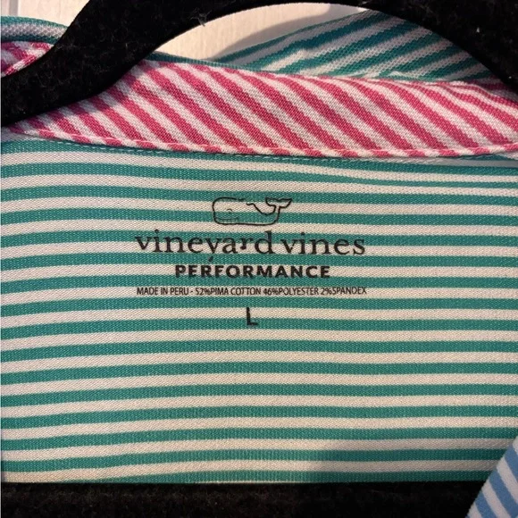 Vineyard Vines Men's Multi-Colored Performance Polo - Picture 3 of 3